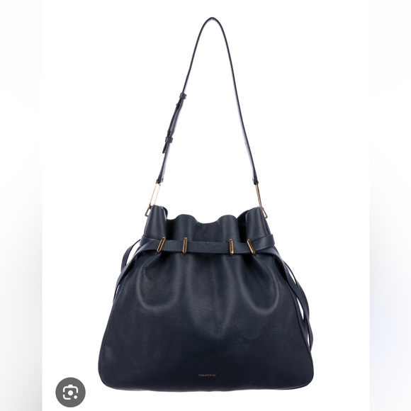 TIFFANY & Co. Blair Black Leather Tote Bag - Picture 15 of 16